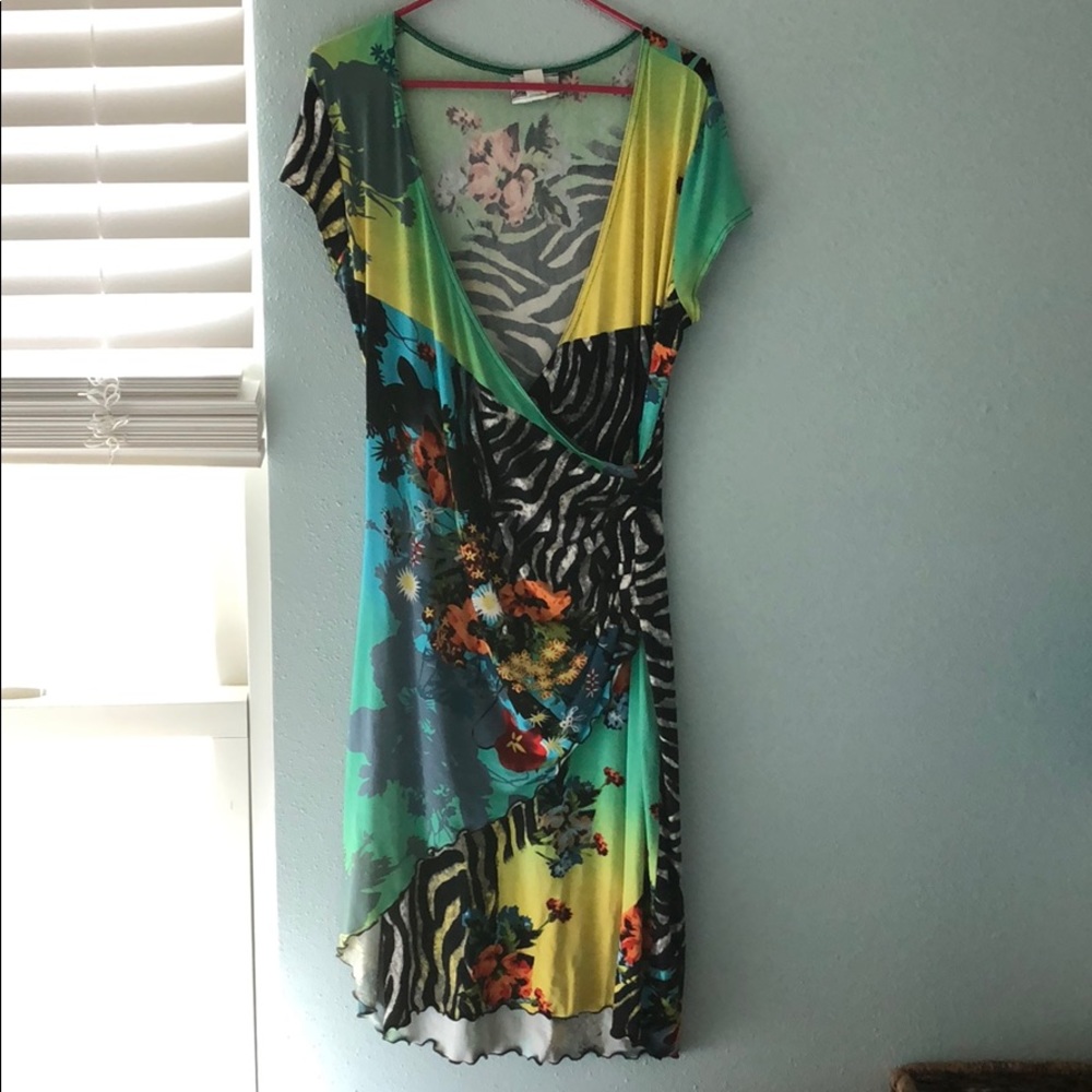Beautiful mixed animal print Joseph Ribkoff dress